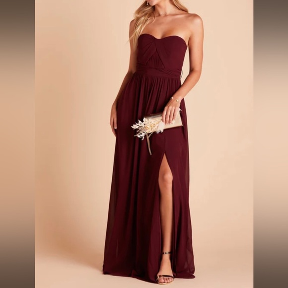 NWOT Birdy Grey Grace Convertible Dress in Chiffon Cabernet - Picture 14 of 14